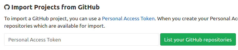 import project from github